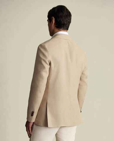  CHARLES TYRWHITT - Áo khoác blazer nam tay dài một hàng khuy 