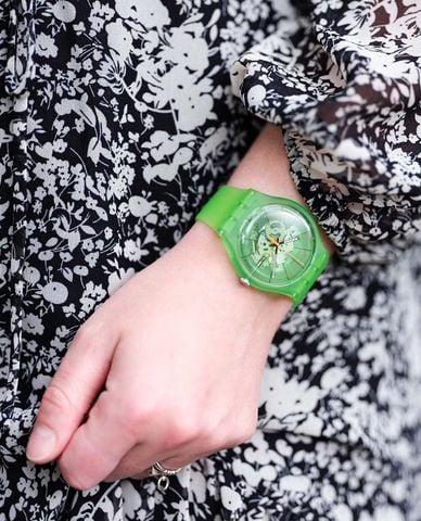 SWATCH - Đồng hồ unisex Kiwi Vibes 41mm 