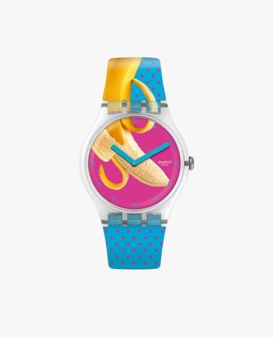 SWATCH - Đồng hồ unisex Banana Slip 41mm 