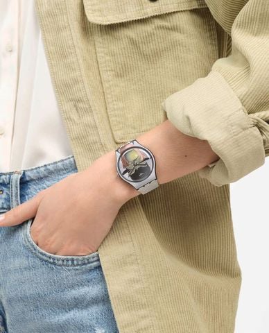  SWATCH - Đồng hồ unisex Le Fils De L'Homme By Rene Magritte 41mm 