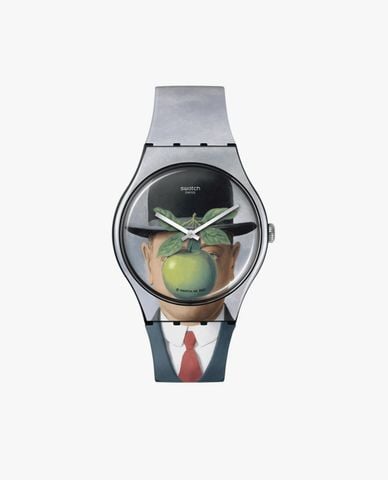  SWATCH - Đồng hồ unisex Le Fils De L'Homme By Rene Magritte 41mm 