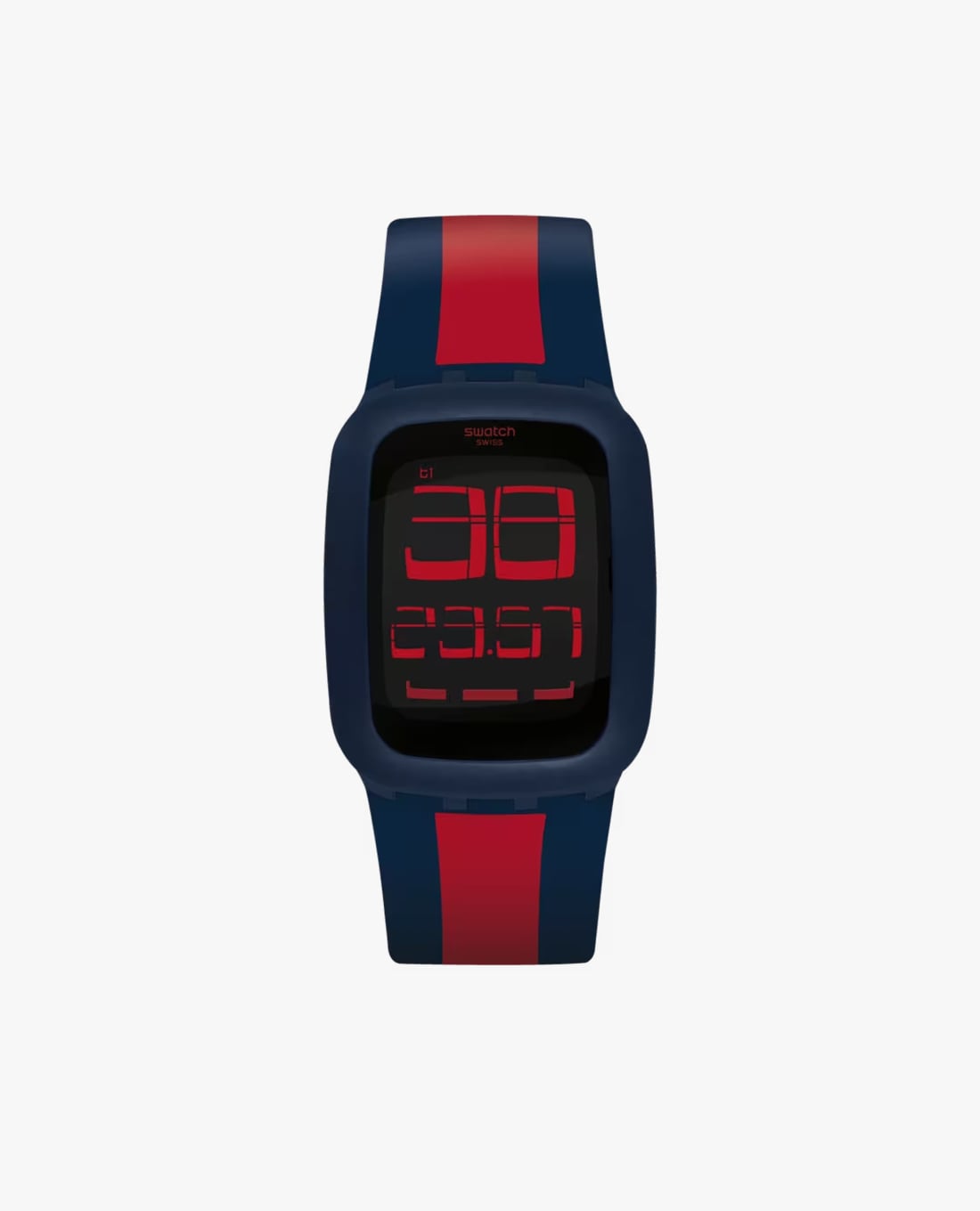 SWATCH - Đồng hồ unisex Touch Dark Blue & Red 39mm