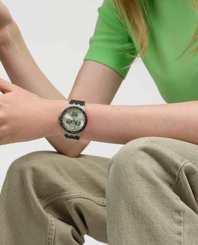  SWATCH - Đồng hồ unisex Obsidian Ink 42mm 