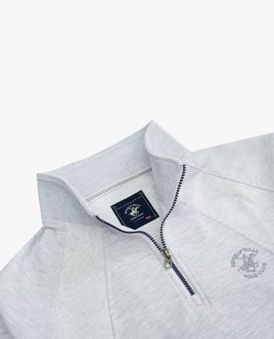  BEVERLY HILLS POLO CLUB - Áo sweatshirt nam tay dài khoá kéo 