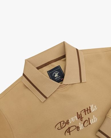  BEVERLY HILLS POLO CLUB - Áo sweatshirt nam tay dài thêu logo 