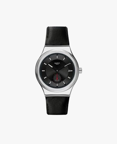  SWATCH - Đồng hồ unisex Petite Seconde Black 42mm 