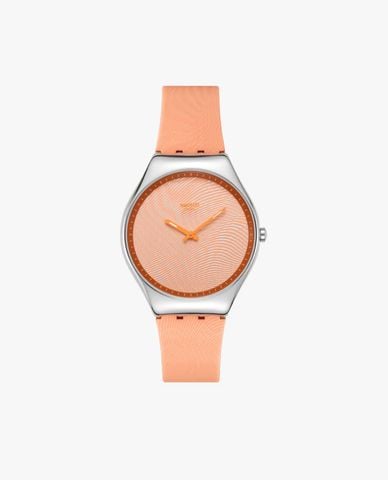  SWATCH - Đồng hồ unisex Iridescently Peach 38mm 