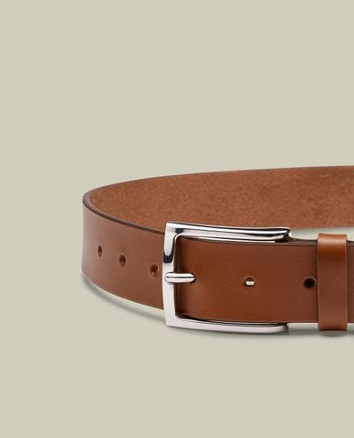  CHARLES TYRWHITT - Thắt lưng nam bản vừa Leather Textured 