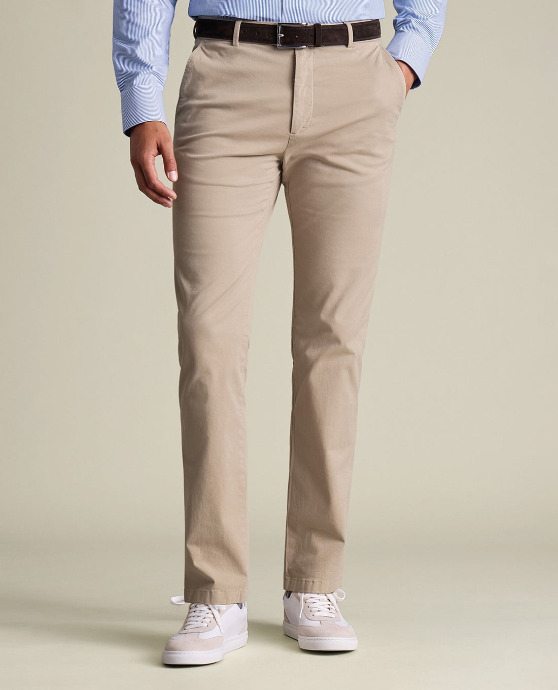 CHARLES TYRWHITT - Quần nam ống đứng Washed Chinos