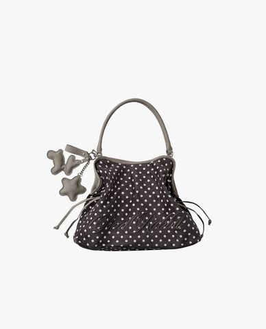  BAD RABBIT CLUB - Túi xách nữ chấm bi phối charm Boba Tea 