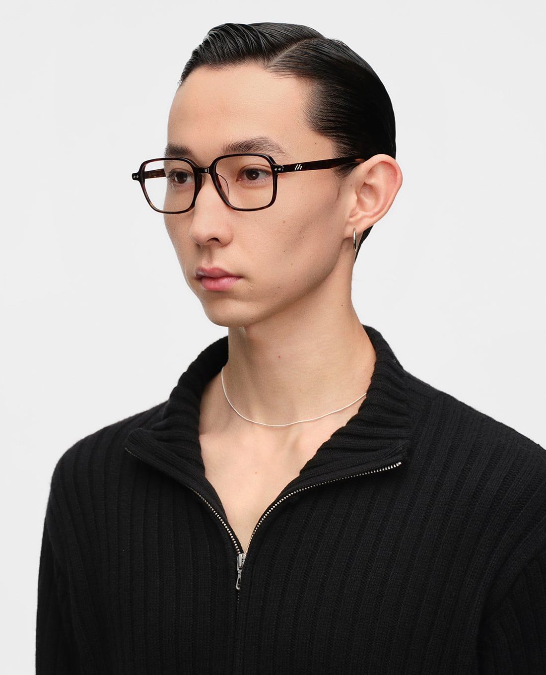 MUJOSH - Gọng kính vuông unisex bản vừa