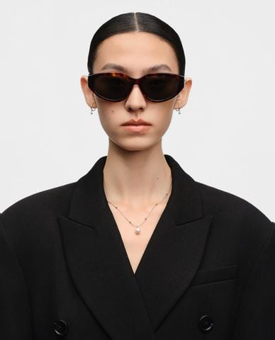 MUJOSH - Kính mát unisex gọng mắt mèo 