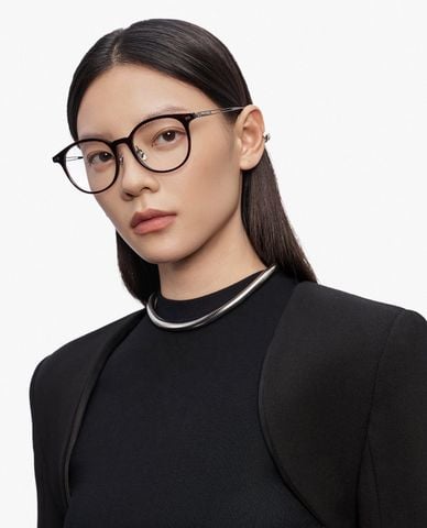 MUJOSH - Gọng kính tròn unisex cổ điển 