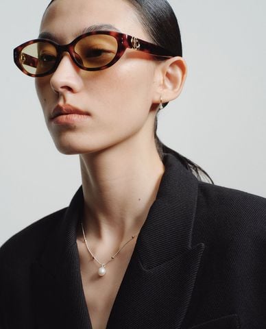  MUJOSH - Kính mát unisex gọng oval thời thượng 