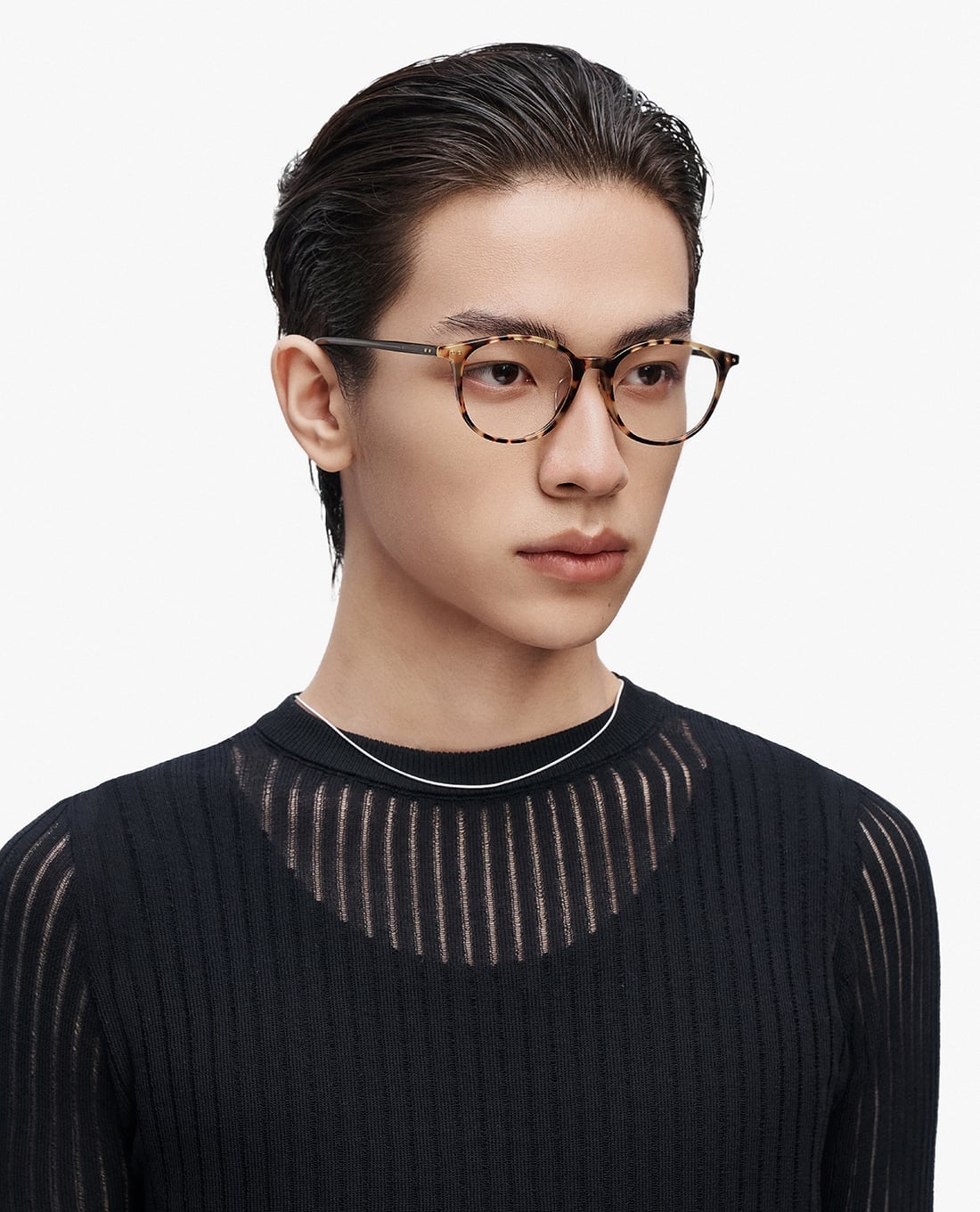 MUJOSH - Gọng kính oval unisex bản vừa thời thượng