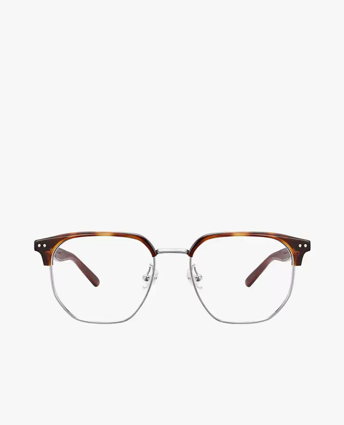 MUJOSH - Gọng kính đa giác unisex nửa viền