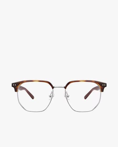  MUJOSH - Gọng kính đa giác unisex nửa viền 