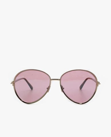  TOMFORD - Kính mát nữ gọng oval bản mảnh 