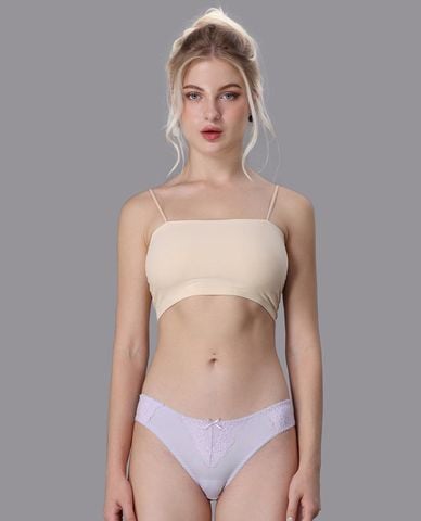  MISAKI - Quần lót bikini nữ microfiber phối ren 