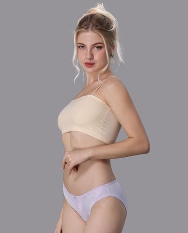  MISAKI - Quần lót bikini nữ microfiber phối ren 