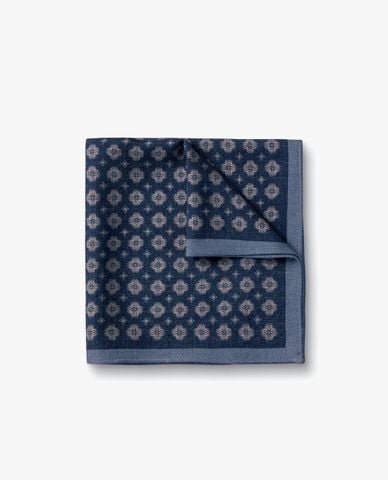  CHARLES TYRWHITT - Khăn tay nam hình vuông Medallion Print 