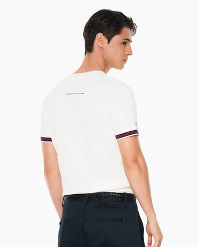  BEVERLY HILLS POLO CLUB - Áo thun nam cổ tròn tay ngắn thêu logo 