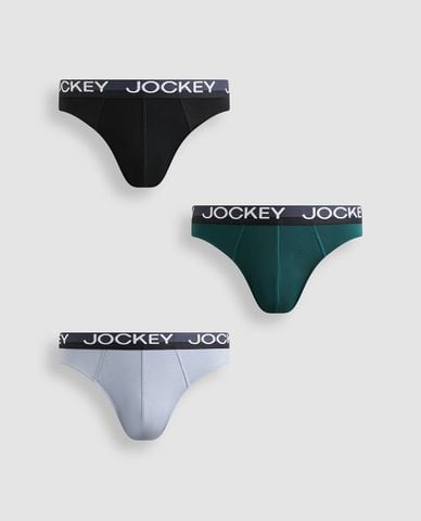 JOCKEY - Set 3 quần lót nam bamboo dáng brief 