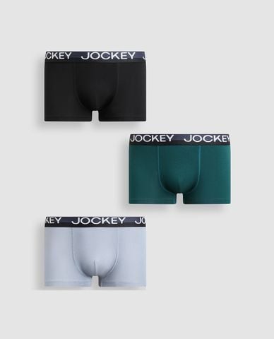  JOCKEY - Set 3 quần lót nam bamboo dáng trunk 