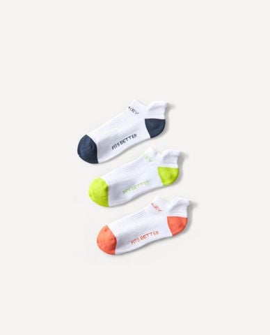  JOCKEY - Set 3 vớ unisex cổ thấp Cotton 