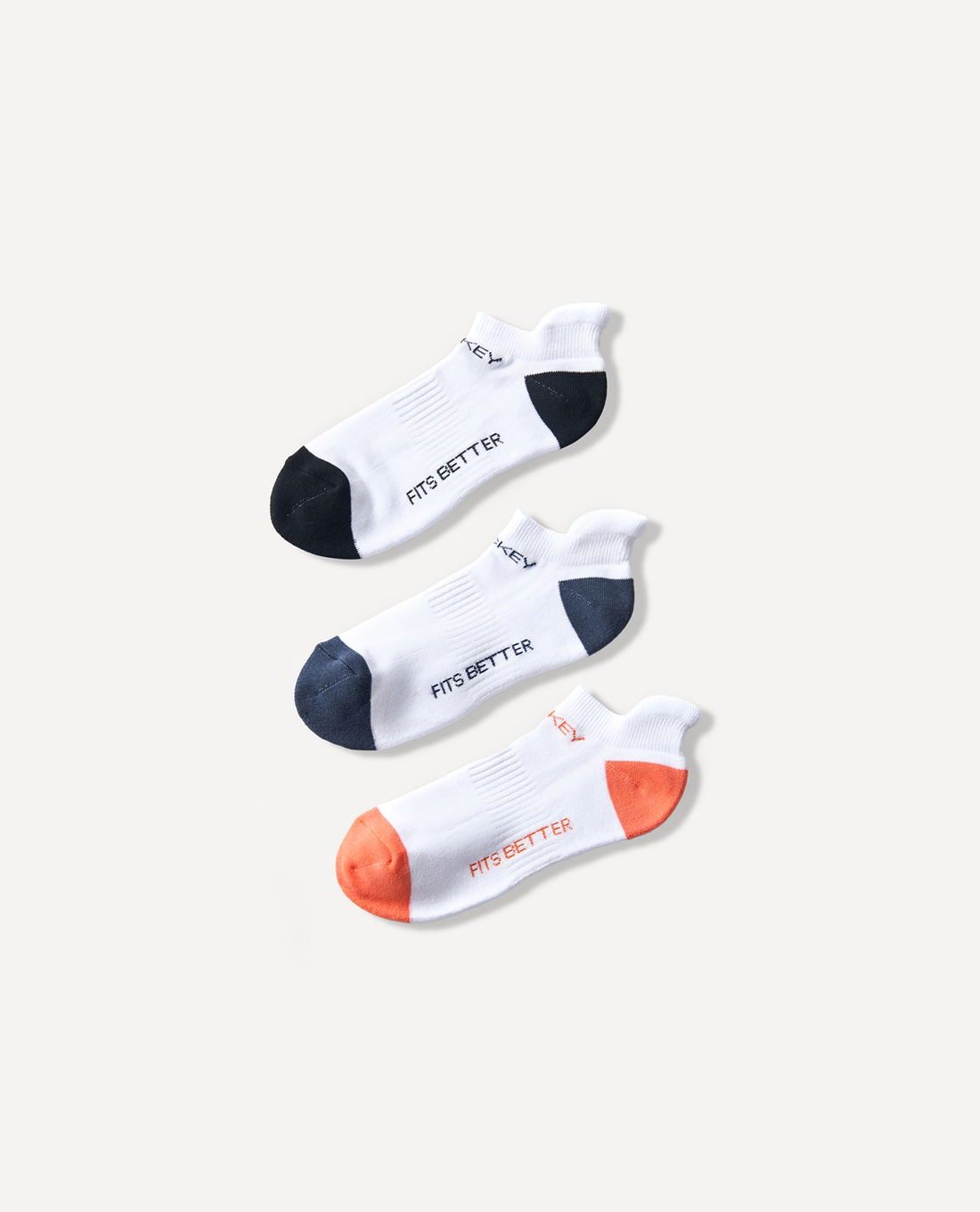 JOCKEY - Set 3 vớ unisex cổ thấp Cotton