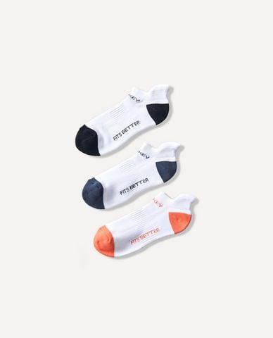  JOCKEY - Set 3 vớ unisex cổ thấp Cotton 