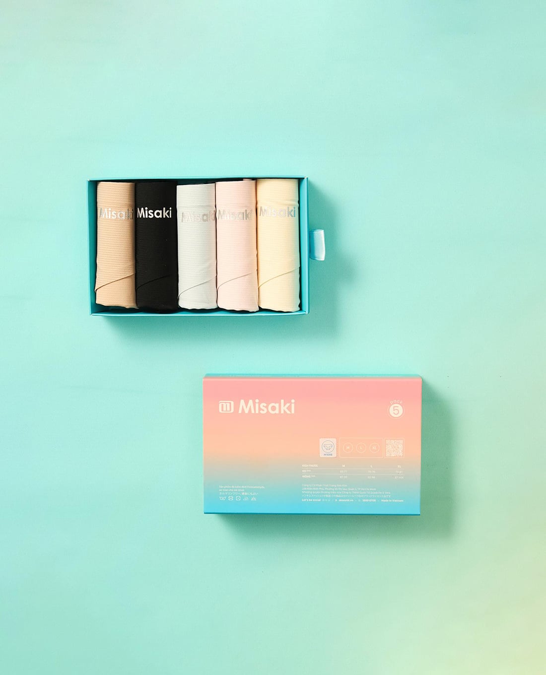 MISAKI - Quần lót bikini nữ seamless