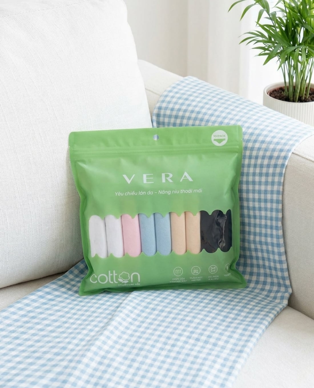 VERA - Set 6 quần lót bikini nữ Pack Love