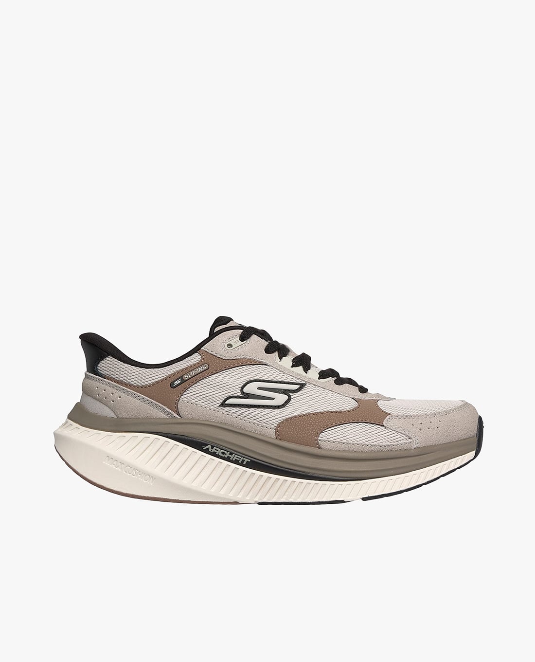 SKECHERS - Giày slip on nam GOwalk Max Cushioning Arch Fit