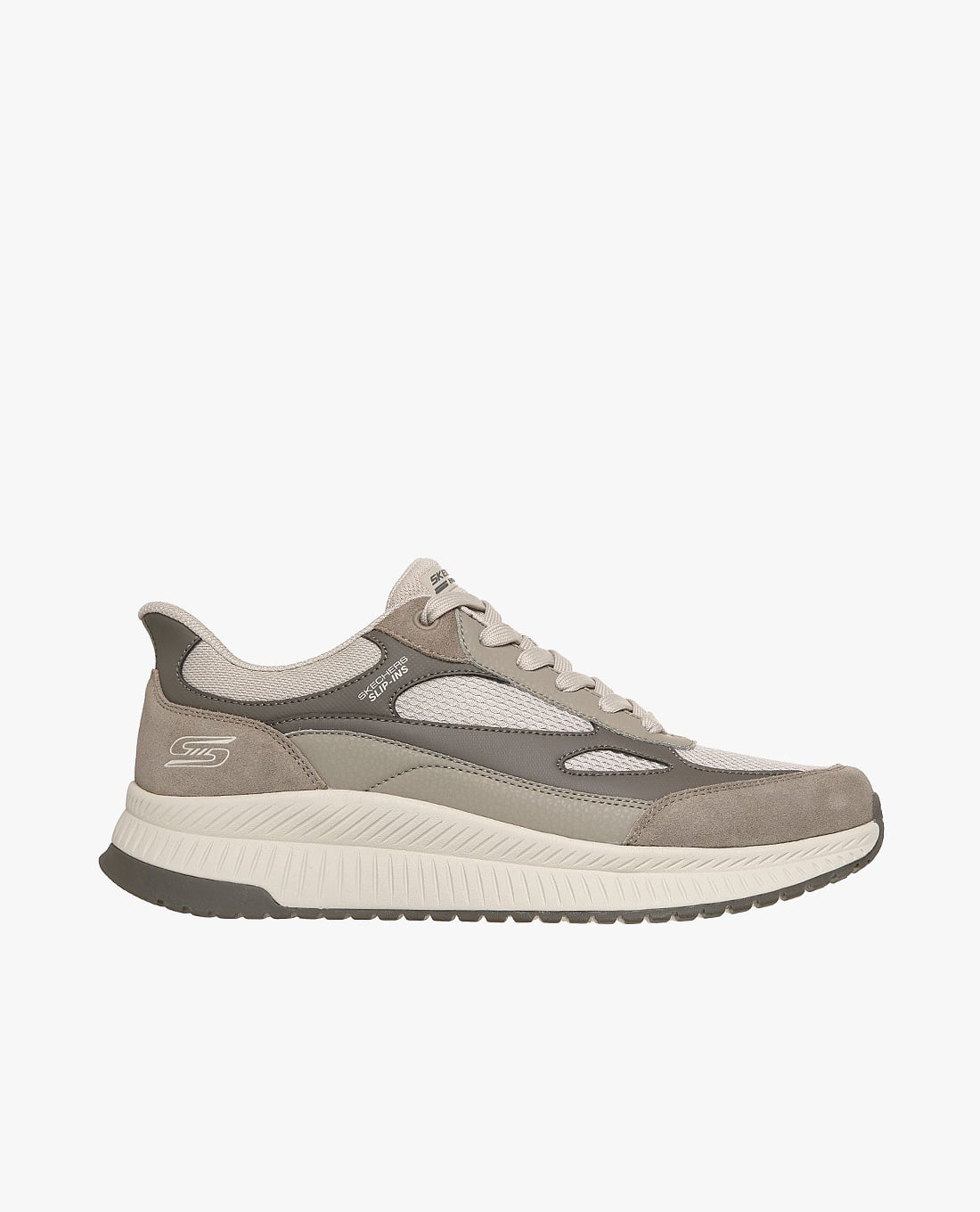 SKECHERS - Giày slip on nam BOBS Sport Squad 4
