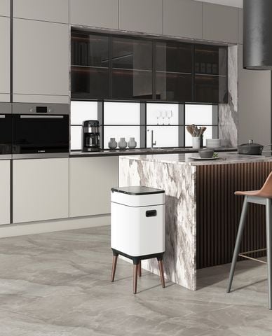  ELPHECO - Thùng rác cảm ứng inox khử mùi ozone 20L 