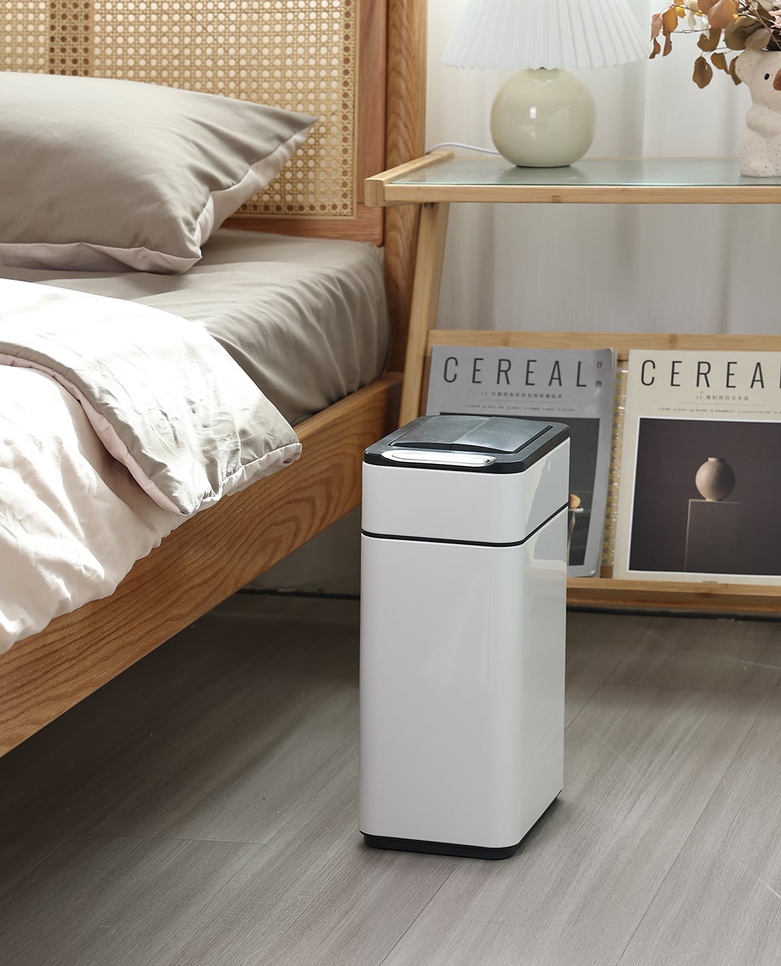 ELPHECO - Thùng rác cảm biến hai cánh 9L