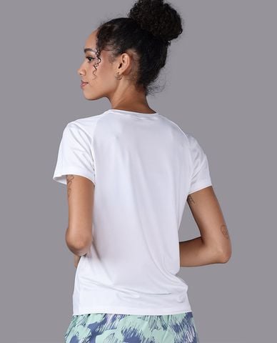  JOCKEY - Áo thun thể thao nữ tay ngắn in logo 