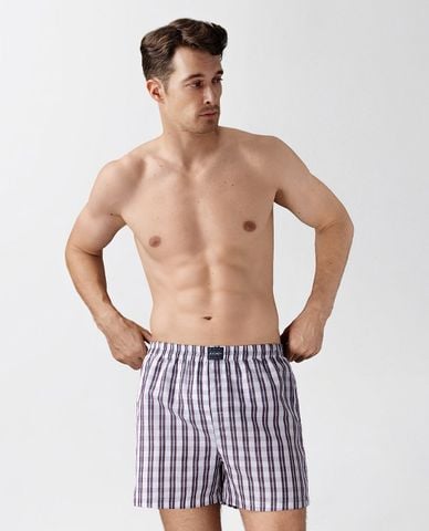  JOCKEY - Quần short nam mặc nhà sọc caro 