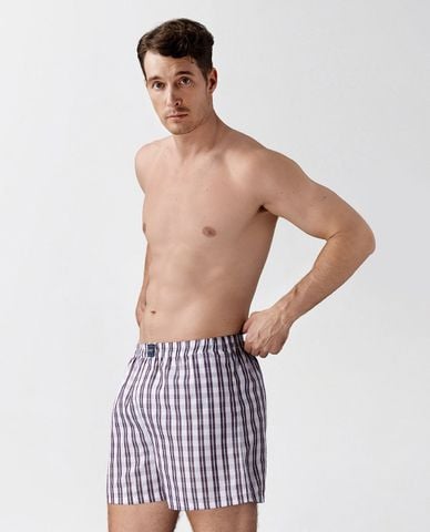  JOCKEY - Quần short nam mặc nhà sọc caro 