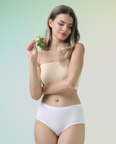  MISAKI - Quần lót nữ lưng cao polyamide trơn 