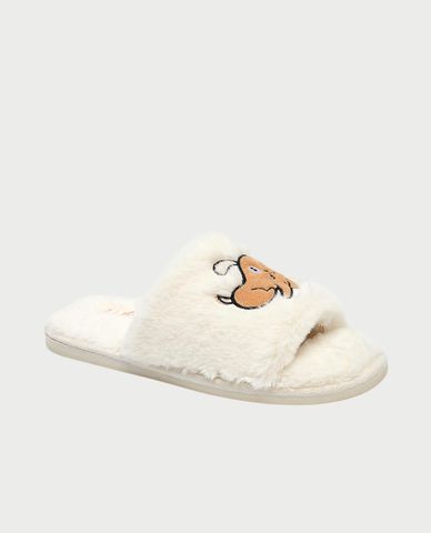  WOW BY NDLANNGOC - Dép nữ quai ngang lông xù 