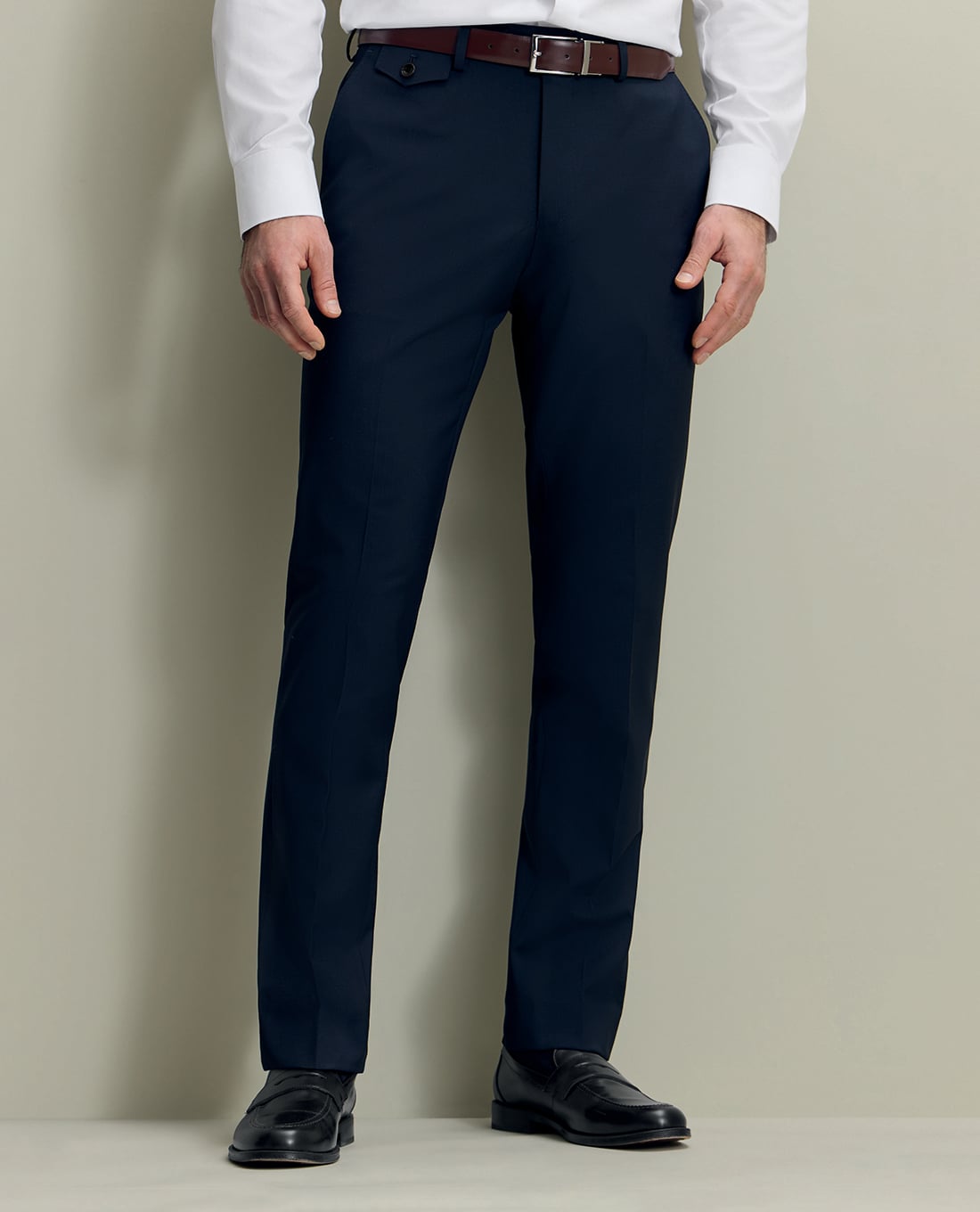 CHARLES TYRWHITT - Quần âu nam phom ôm Wool Stretch