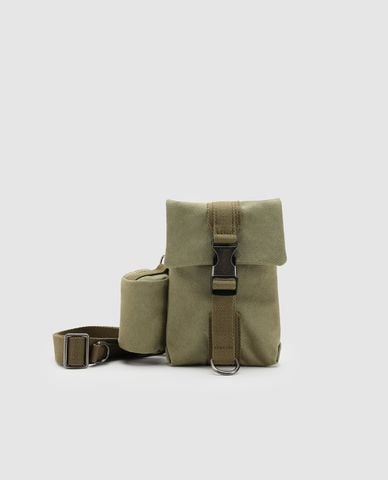  URBAN REVIVO - Túi đeo chéo nam phom chữ nhật đa ngăn 