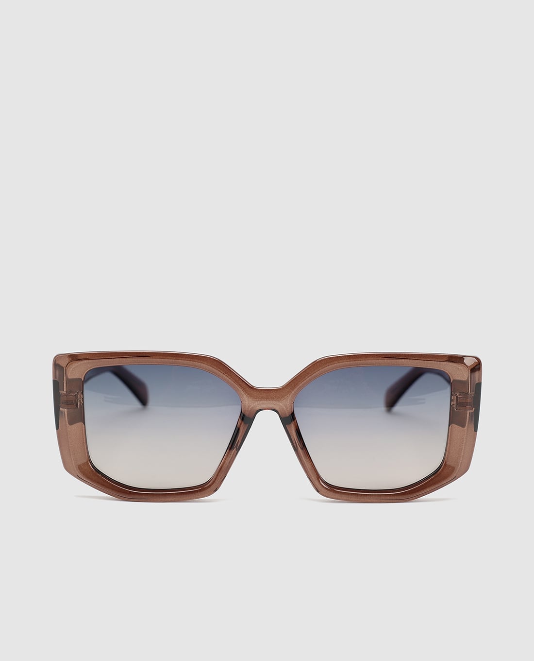 URBAN REVIVO - Kính mát nữ gọng đa giác bản dày