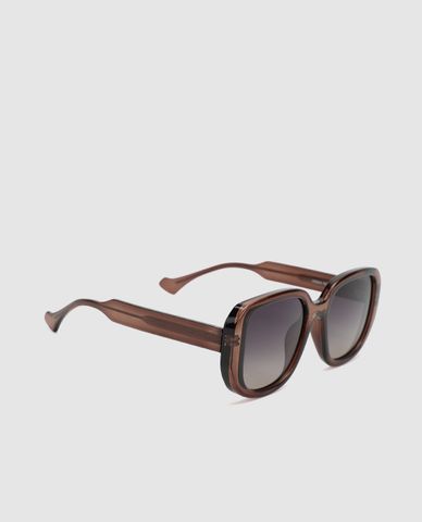  URBAN REVIVO - Kính mát nữ gọng vuông bản dày 