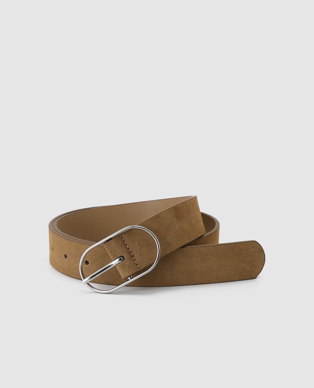 URBAN REVIVO - Thắt lưng nữ bản vừa mặt khóa oval