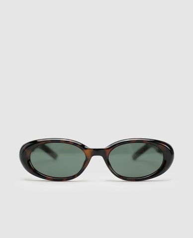  URBAN REVIVO - Kính mát unisex gọng oval bản dày 