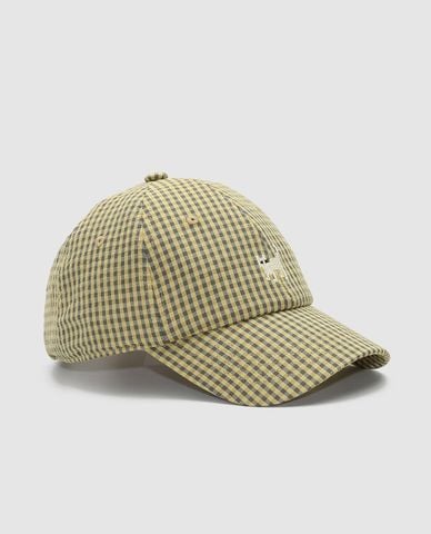  URBAN REVIVO - Nón bóng chày unisex họa tiết caro 