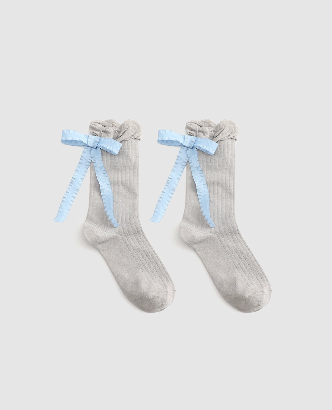 URBAN REVIVO - Vớ nữ cổ cao phối nơ